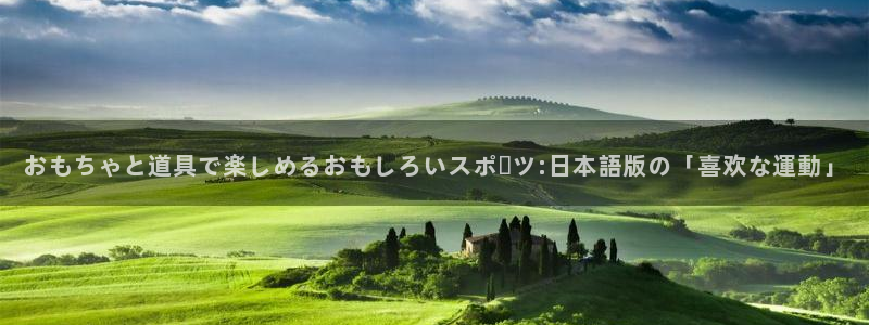 vsport体育：おもちゃと道具で楽しめるおもしろいスポーツ:日本語版の「喜欢な運動」